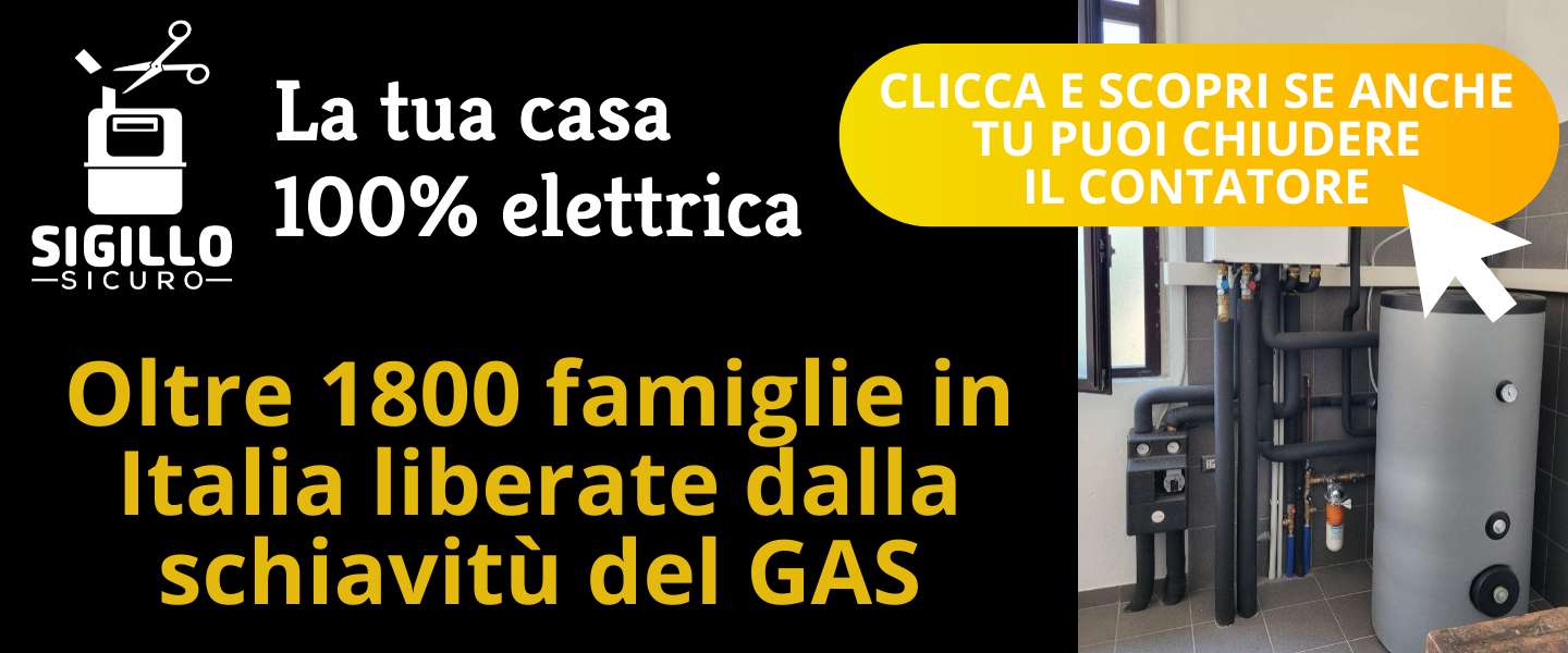 SIGILLO SICURO La tua casa 100% elettrica